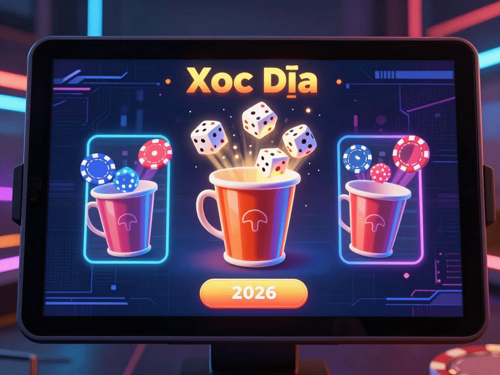 Giao Diện Xóc Đĩa Sunwin Trực Tuyến 2026 Hiện Đại Với Cốc 3D Lắc Trên Bàn Ảo, Chip Cược Neon Sáng, Hiệu Ứng Tương Lai Sống Động Trên Màn Hình Cảm Ứng Giao diện xóc đĩa Sunwin trực tuyến 2026 hiện đại với cốc 3D lắc trên bàn ảo, chip cược neon sáng, hiệu ứng tương lai sống động trên màn hình cảm ứng