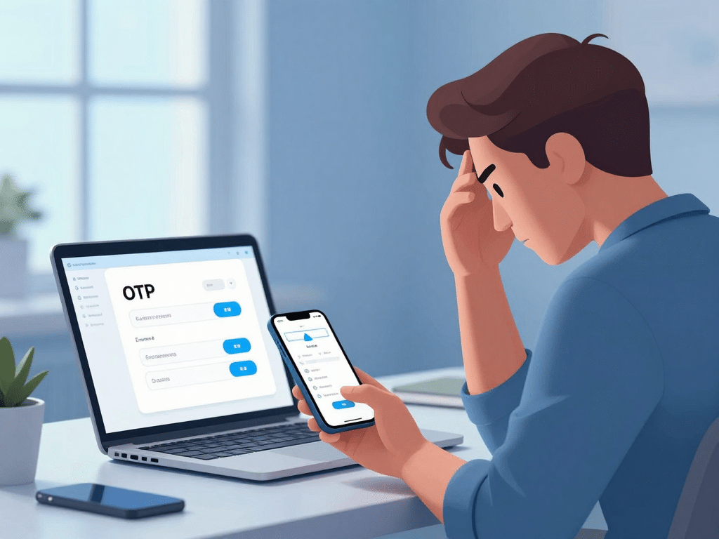 Người Dùng Đang Khắc Phục Lỗi Không Nhận Mã Otp Sunwin 2026 Trên Điện Thoại Và Laptop, Kiểm Tra Thông Báo Trong Văn Phòng Hiện Đại Người dùng đang khắc phục lỗi không nhận mã OTP Sunwin 2026 trên điện thoại và laptop, kiểm tra thông báo trong văn phòng hiện đại